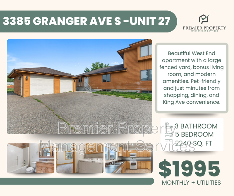 5 Bed / 3 Bath Large Townhouse Centrally Located on Billings West End property image