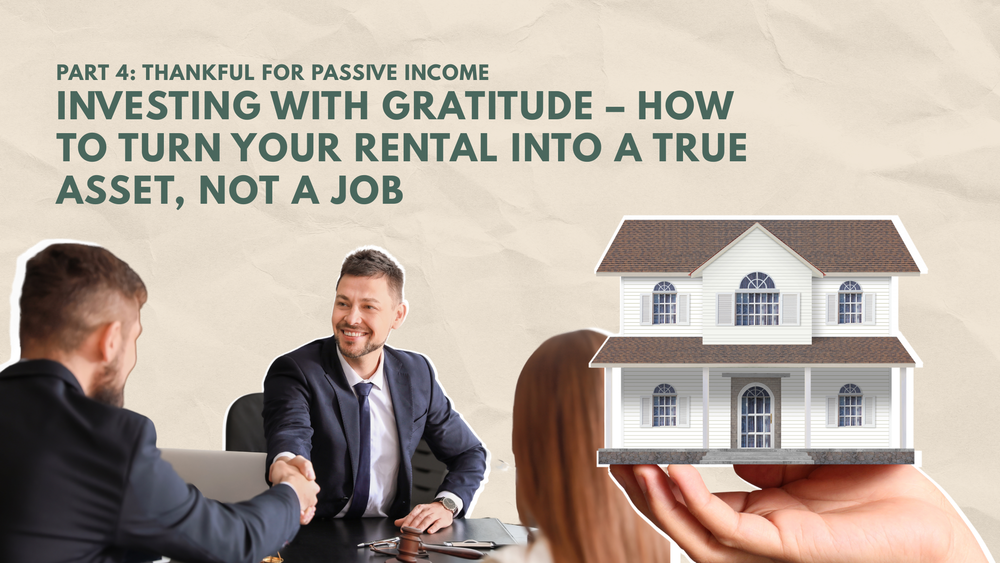 Investing with Gratitude – How to Turn Your Rental into a True Asset, Not a Job